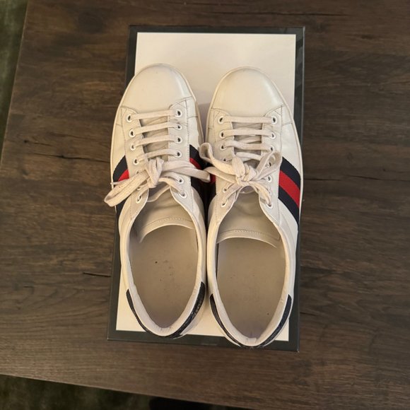 Gucci Ace Blue Snake Size 8.5 - Picture 4 of 6
